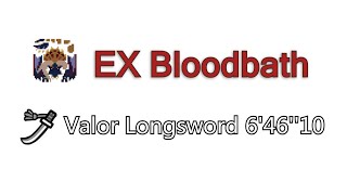 【MHGU】EX bloodbath  Valor Longsword 64610 [upl. by Eldwen]