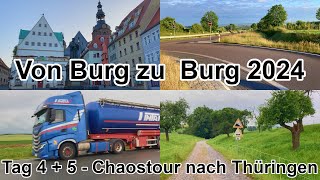 🚲Chaostour nach Thüringen 🚲 Radtour Hamburg Regensburg 2024 🚲 Tag 45 vonburgzuburg [upl. by Eylloh]