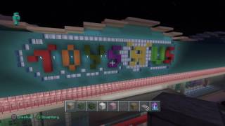 MINECRAFT TOYS R US  RETAIL PARK [upl. by Boonie177]