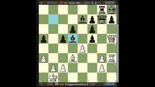 GM R Praggnanandhaa 🇮🇳 vs Muhamed Tissir Round 1 2024 Chess Olympiad chess 2024chessolympiad [upl. by Htiekel65]