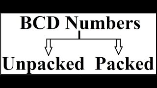 BCD Numbers Packed and Unpacked [upl. by Erdrich]