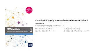 Ćw155 Oblicz odległość między punktami A i B [upl. by Lucas]