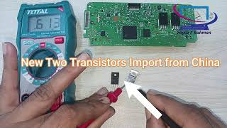 How to Check IC amp PNPNPN Transistors Problem Fix No Power Epson L3110 L3150 L3250 Printer [upl. by Ollie]