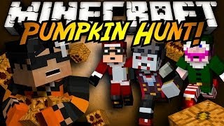 Minecraft Halloween Game  PUMPKIN HUNT [upl. by Vaenfila976]