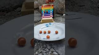 marble run vs xylophone asmrorange balls182shorts [upl. by Goody235]