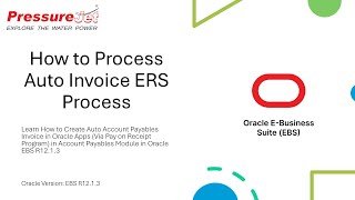 Create Auto Account Payables Invoice Via Pay on Receipt Program  Oracle EBS R12 [upl. by Kitarp]