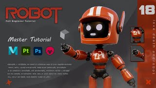 Create a KVRC Robot from Love Death amp Robots in Maya  Part 18  youtube 3d tutorial [upl. by Weathers190]