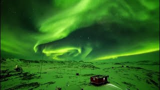 Uns espectacular aurora boreal desde la Antártida [upl. by Cissiee746]