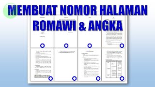 Cara Membuat Nomor Halaman Berbeda dalam Satu Dokumen [upl. by Ttcos371]