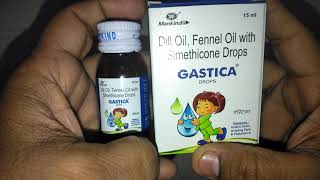 GASTICA Drops review in English Treatment Of Infant Colic Griping Pain amp Flatulance [upl. by Niltiac]