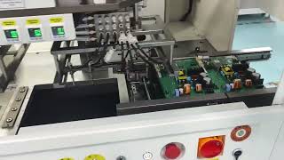 Capacitor lead cutting machinePneumatic lead cutting machineElectronic component lead cuttingmachine [upl. by Hayyim423]