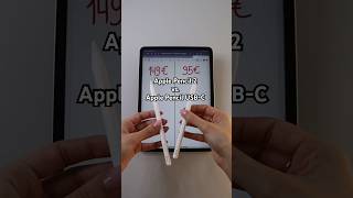 Apple Pencil 2 Generation amp Apple Pencil USBC im Vergleich apple applepencil ipad [upl. by Tara]