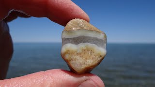 We Found a Few Rocks at Huron Shores Roadside Park near Cheboygan [upl. by Airetas]