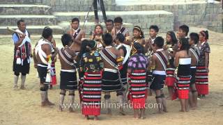 Zeliang tribe from Nagaland singing folk songs [upl. by Thill]