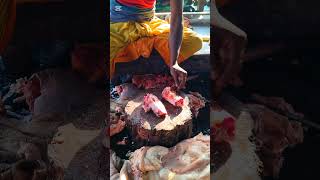 Cow tail Cutting skills shortsviral reels shortvideo streetfood short shortsyoutube [upl. by Roze]