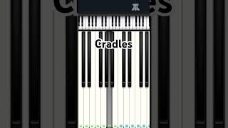 Cradles piano pianomusic pianotutorial cradles suburban [upl. by Gannes]