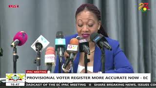 Electoral commission holds IPAC meeting [upl. by Lyell984]