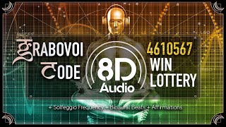 8D AUDIO Grabovoi Numbers To WIN LOTTERY  USE HEADPHONES with GRABOVOI Codes [upl. by Giff]