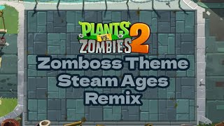 Zomboss  Steam Ages Fanmade Mix Zombot Terror Train  Zombot LocoMotive [upl. by Atneuqal970]