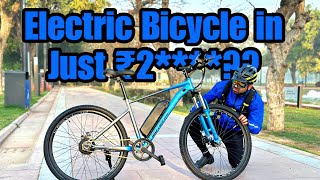 INDIAS Most AFFORDABLE ELECTRIC BIKE 😳  Emotorad x1 [upl. by Wartow]