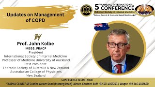 Udate on Management of COPD  Prof John Kolbe  Pakistan Society of Internal Medicine [upl. by Maddie43]