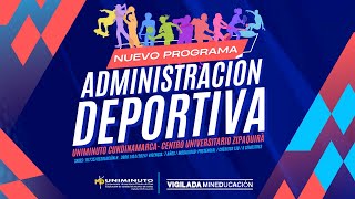 Nuevo programa  Administración Deportiva 2024 [upl. by Eissahc894]