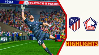 Atletico Madrid Vs Lille Match Highlights  Champions league [upl. by Mossberg562]