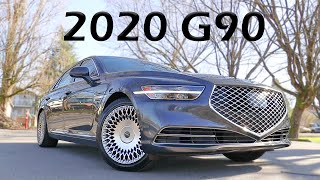 2020 Genesis G90 Review  Hard To Fault [upl. by Allsun]