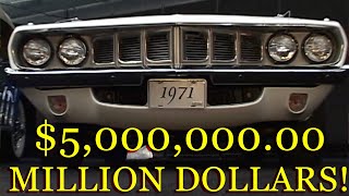 500000000 Million Dollar 1971 Hemi Cuda Convertible 1 of 7 Canada Export Auction Price hemi [upl. by Eudocia]