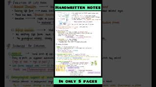 Class 12 Evolution NotesNEETNCERT revision Biology Zoology short Notes Chapter 6 genetics [upl. by Adali954]