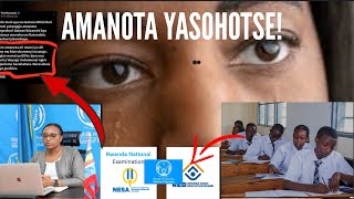 NONEHO AMANOTA YASOHOTSE IBINTU BYAHINDUYE ISURA KU BANYESHURI ABABYEYI NA RETA IBIGO NI HATARI [upl. by Moncear544]