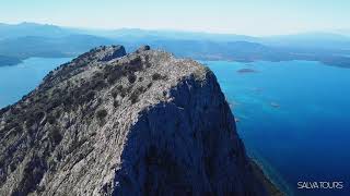 Fly on Tavolara Island Sardinia 4K [upl. by Cirdahc]