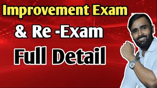 Improvement Exam  Re Exam  Full Details Board Exam 2022 [upl. by Edythe103]