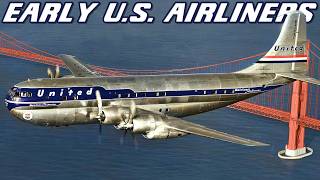 Aviation History The Golden Age of American Air Travel Constellation Stratocruiser etc [upl. by Nuy215]