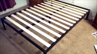 Zinus Modern Studio 14 Inch Platform Metal Bed Frame assembly [upl. by Enajaras]