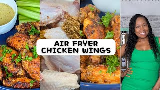 Crispy Air Fryer Chicken Wings EASY amp DELICIOUS [upl. by Pulcheria]