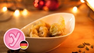 Weihnachtliche knusprige KOKOSZIMTPUFFS  eine leckere asiatische Süßspeise [upl. by Morganica]