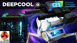 CES 2024 Deepcool  NEW Cases Coolers Fans  and more [upl. by Ibmab]