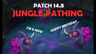 Jungle Pathing in Patch 148  Massive Grub Changes [upl. by Nereus]