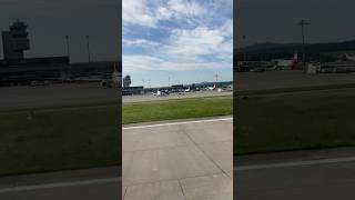 SAS A320Neo takeoff at Zurich [upl. by Leinadnhoj]