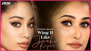 Wing It Like Janhvi Kapoor  Birthday Special ft Faby MUA  Nykaa Shorts [upl. by Grose803]