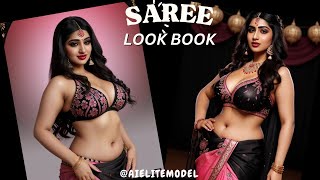 Experience the Viral Saree Fashion of AI Elite Indian Lookbook Models 4K ai saree aielitemodel [upl. by Moran]