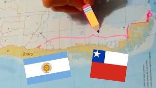 Como marcar los conflictos territoriales y problemas limitrofes de Argentina [upl. by Nylkaj]