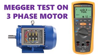 Megger testing on 3 Phase Induction Motor ⚠️ ಮೆಗ್ಗರ್ ಉಪಯೋಗಿಸುವ ವಿಧಾನ [upl. by Colligan]