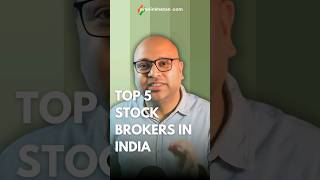 Top 5 stock brokers in India 2024 stockbroking stockinvesting stockmarket [upl. by Ulrikaumeko524]