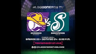 Dorados vs Saraperos Pretemporada 2024 J2 [upl. by Brookhouse909]