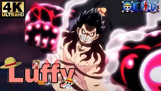 Luffy VS Kaido  English dub  4K60Onepiece [upl. by Lynne]