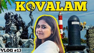 Weekend trip to Kovalam Beach Trivandrum  Kerala trip in monsoon  Kerala Tourist Places [upl. by Vacuva]