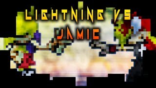 Lightning vs Jamic Sprite Fight [upl. by Sawyor]