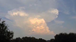 Cumulonimbus du 02 juillet 2015  Time Lapse  province de Liège Belgique [upl. by Phyllis]